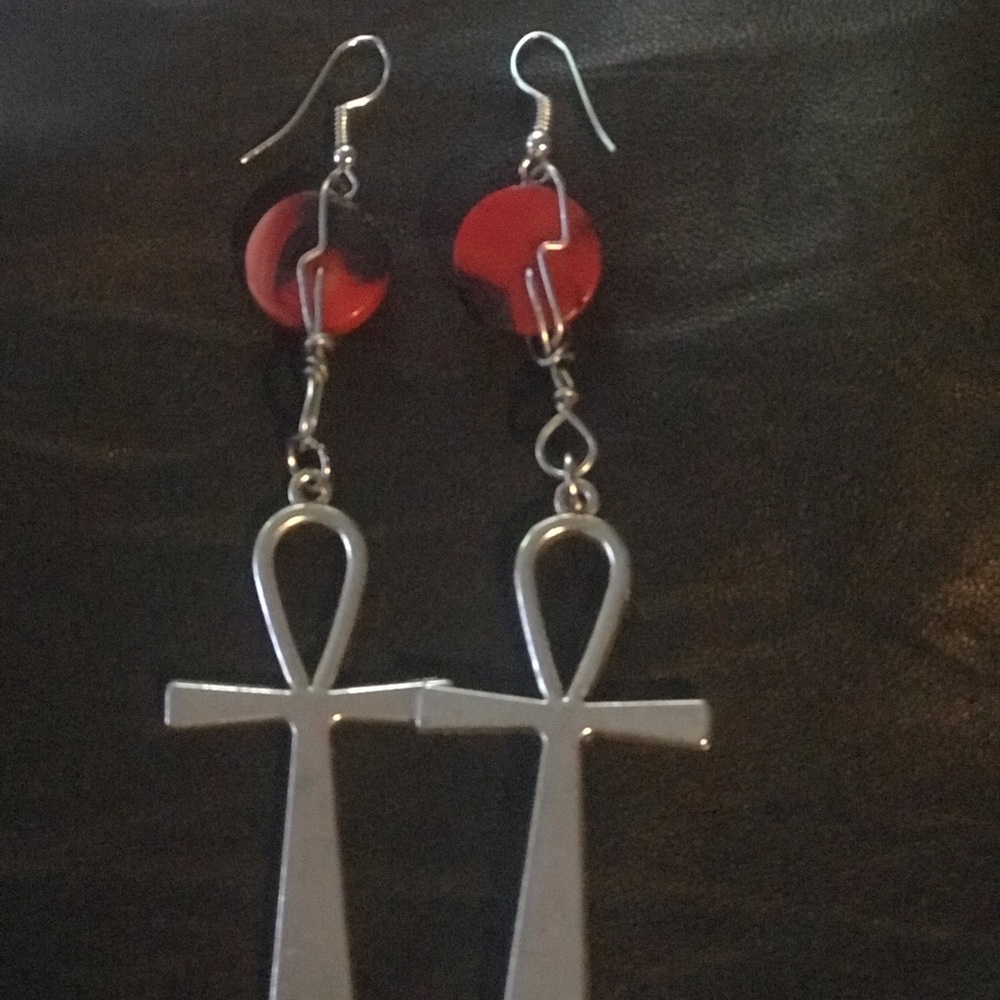 Ankh earrings - Picture 2 of 2
